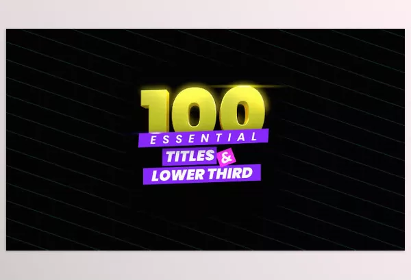 LenoFX – 100 Essential Titles and Lower Thirds for Final Cut Pro Download