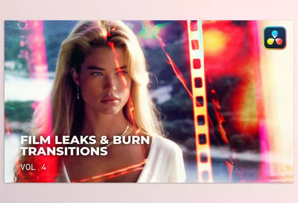 Videohive – Film Leaks and Burn Transitions VOL.4 DaVinci Resolve Download 51118882