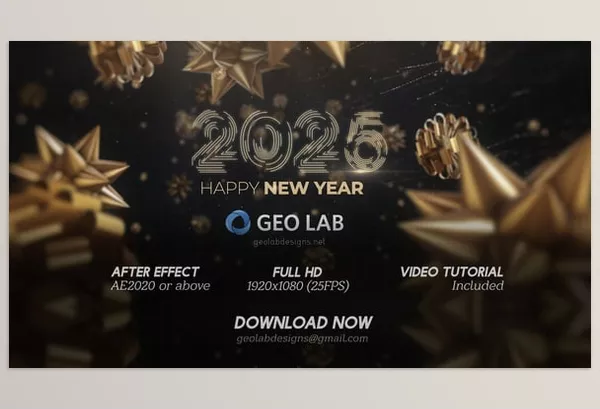 Videohive – New Year Eve 2025 New Year Celebrations Download 23091522