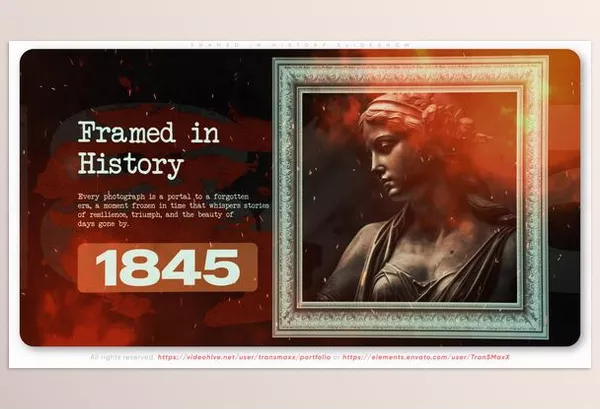 Videohive – Framed in History Slideshow Download 55906554