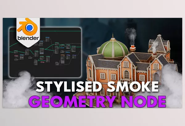 Blender 4 3DT Smoke Generator Geometry Node Download