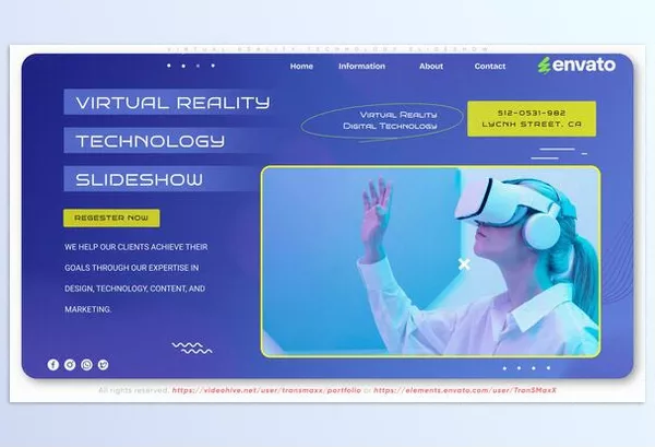 Videohive – Virtual Reality Technology Slideshow Download 55906541