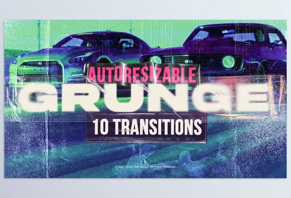 Videohive – Grunge Transitions Download 55972661