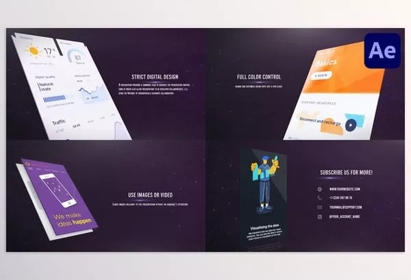 Videohive – Pixel Website Presentation for After Effects Download 55974184