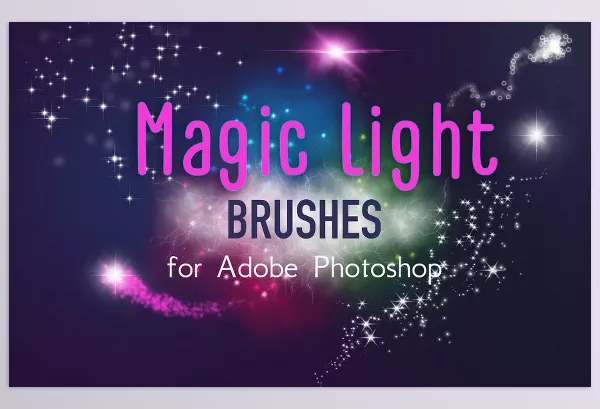 Creativemarket – Magic Light Brushes for Adobe PS Download 105935877