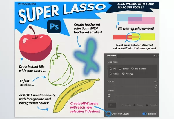 Gumroad – Kyle’s Super Lasso for Photoshop Download