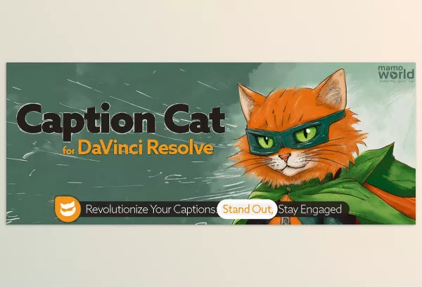 Aescripts – Caption Cat for Resolve Download v1.0.000 (Win, Mac)