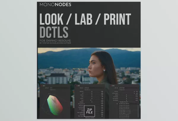 Mononodes – Look Lab Print DCTLs for Davinci Resolve Download v1.1