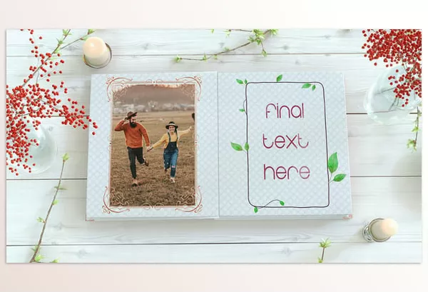 Videohive – Wedding Or Valentine’s Day Photo Album Download 56271988