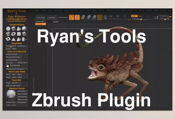 Gumroad – Ryan’s Tools Zbrush Plugin Download v1.5 and v2.2 (Win)