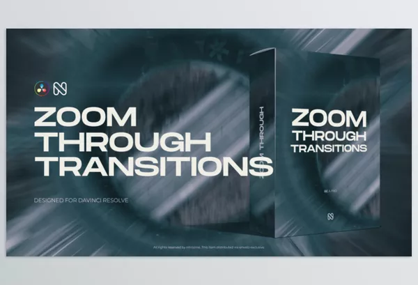 Videohive – Zoom Through Transitions for DaVinci Resolve Download 56481399