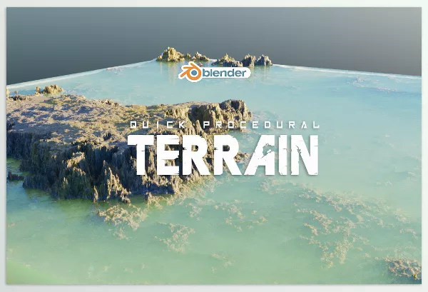 Blender – Quick Procedural Terrain & Water Addon Download v1.0