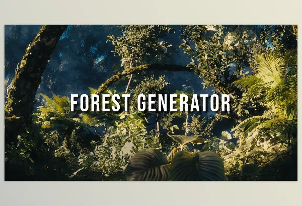 Blender – Forest Generator Download (Photorealistic Close Up Ready Forests)