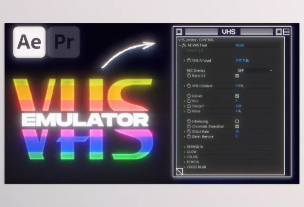 Gumroad – Animafx VHS Emulator for AE and Premiere Pro Download