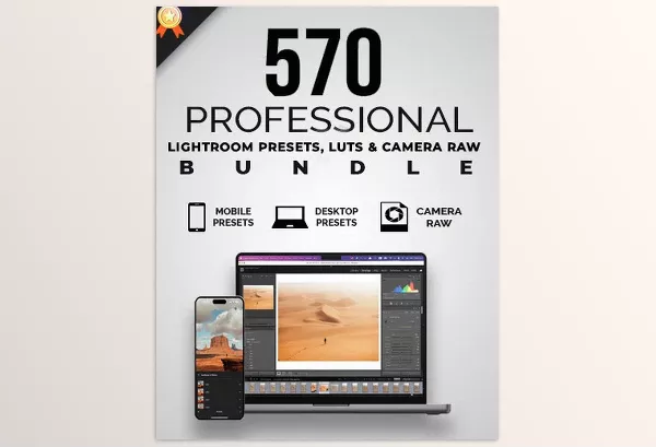 PhotoWhoa – 570 Aesthetic Lightroom Presets and LUTs For Photographers Download